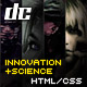 Innovation+Science Theme Portfolio & Business HTML