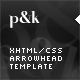XHTML/CSS Arrowhead Template - 3 Skins