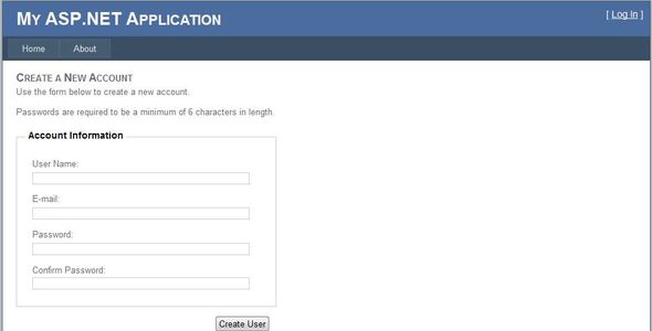 Web Application Template (C#)