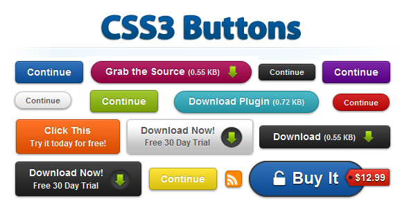 CSS3 Buttons