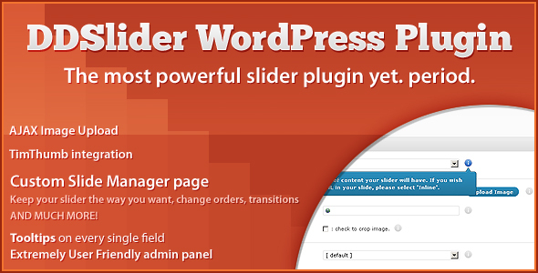DDSliderWP - 11 Transitions - Slide Manager Panel